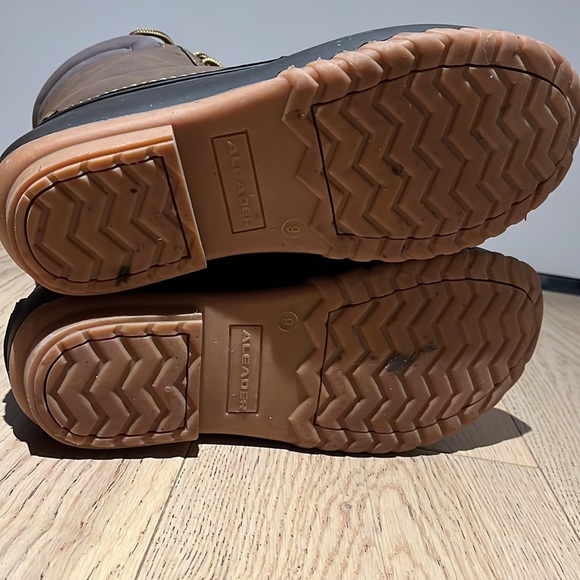 Aleader Men’s Brown Waterproof, Insulated Duck Boots (Size: 9) - Picture 14 of 16